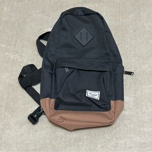 Herschel Supply Company Black and Tan Crossbody Backpack